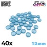 Gemas de plastico 12mm - Azul Claro