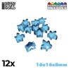 Meeples 16x16x8mm - Azul Claro