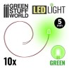 Luces LED VERDES - 5mm