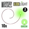 Luces LED VERDES - 3mm