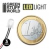 Luces LED VERDES - 3mm