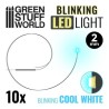 Luces LED INTERMITENTES - BLANCO frio - 2mm