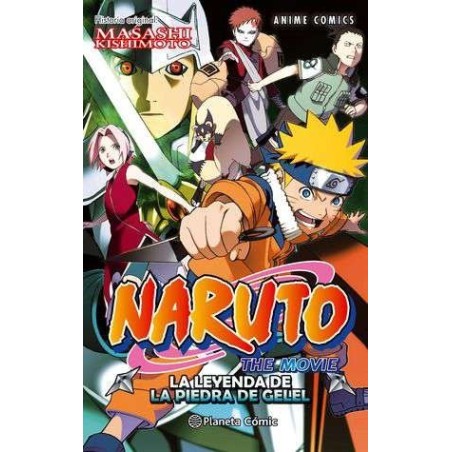 Naruto Anime Comic nº 03 La leyenda de la piedra de Gelel (Español)