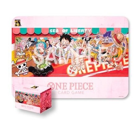 ONE PIECE CARD GAME - PLAYMAT AND CARD CASE SET -25TH EDITION-