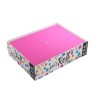 Magnetic Dice Tray Rectangular Black/Pink