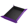 Magnetic Dice Tray Rectangular Black/Purple