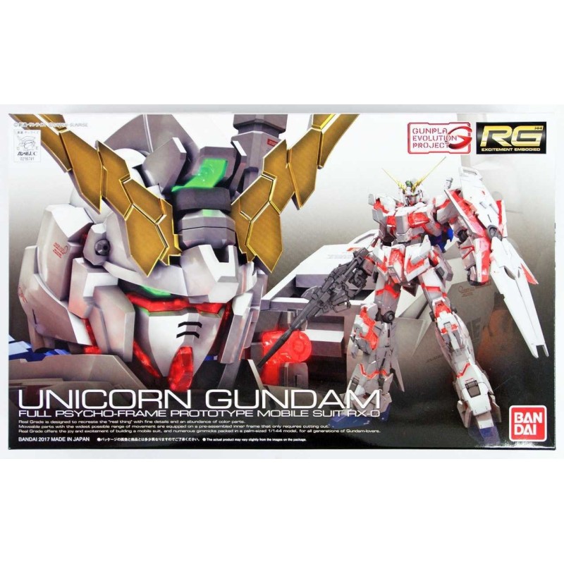 GUNDAM - RG 1/144 - Unicorn Gundam (Campaign) - 13cm