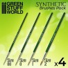 GREEN SERIES Set Pinceles Sinteticos