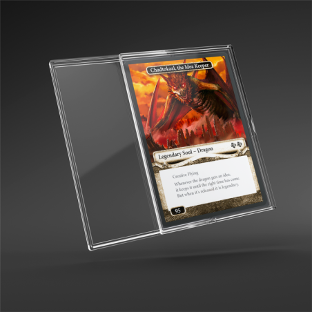 Gamegenic - Slide Card Case 1 unid Toploader Metraquilato