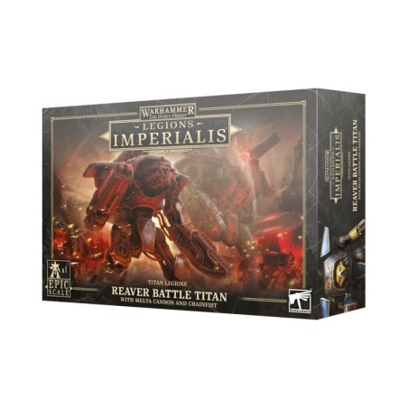 Legions Imperialis: Reaver Battle Titan con Melta Cannon y Chainfist 03-23
