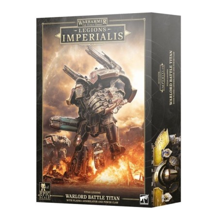 Legions Imperialis: Warlord Titan con Power Claw y Plasma Annihilator 03-21