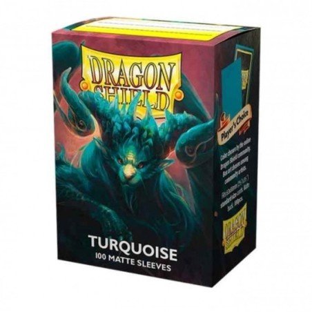 Dragon Shield Standard Matte Sleeves - Matte Turquoise (100 fundas)