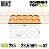 Bandejas de Movimiento DM 28.5mm 5x2 - Hostigador Filas