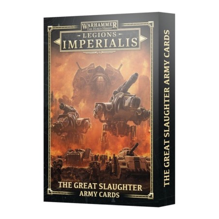 Legion Imperialis: The great Slaughter Army Cards (Inglés) 03-58 Pre-pedidos: 12 días