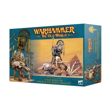 Tomb King/Liche Priest Montado en Necrolith Bone Dragon 07-08