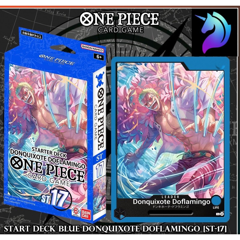 ONE PIECE CARD GAME - BLUE Donquixote Doflamingo - ST17 STARTER DECK