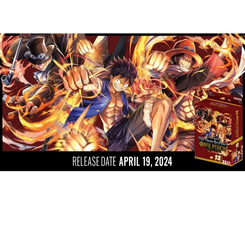 ONE PIECE CARD GAME ULTRA DECK -THE THREE CAPTAINS- ST-10 DISPLAY