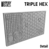 Rodillo Texturizado Triple-Hexagonos