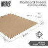 Plancha Plasticard - Pared de Ladrillo 3mm