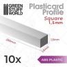 Perfil Plasticard BARRA CUADRADA 1.5mm