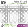 Plancha Plasticard LADRILLOS CESTERIA - tamaño A4