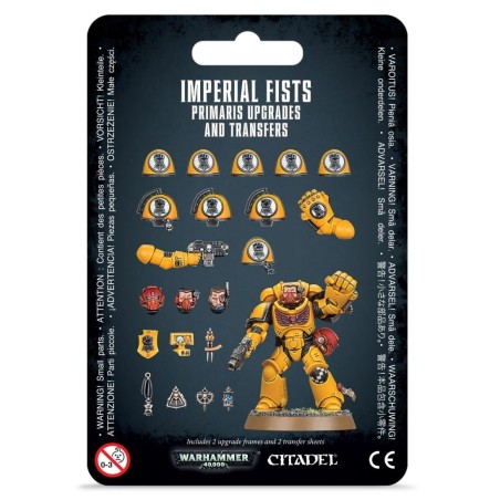 Mejoras y calcomanías de Imperial Fists Primaris 55-26