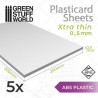 Plancha Plasticard 0'5 mm - COMBOx5 planchas