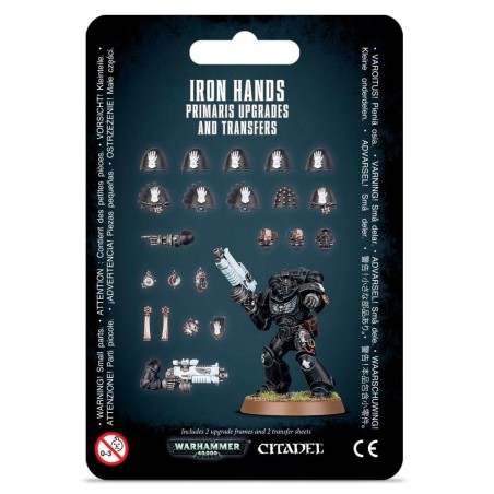 Mejoras y calcomanías de Primaris Iron Hands 55-09