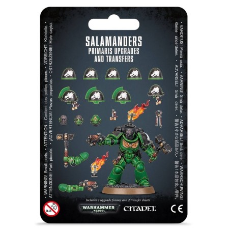 Mejoras y calcomanías de Salamanders Primaris 55-16