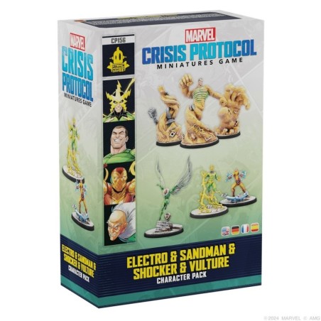 Marvel Crisis Protocol Electro & Sandman & Shocker & Vulture
