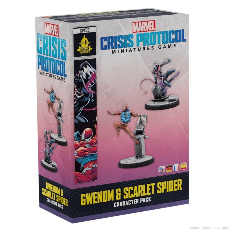 Marvel Crisis Protocol Gwenom & Scarlet SpiderJuegos de MesaAtheneas Hobby S.L.