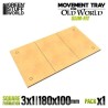 Bandejas de Movimiento DM - Slimfit 180x100mm