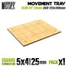 Bandejas de Movimiento DM - Slimfit Cuadradas 125x100mm