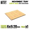 Bandejas de Movimiento DM - Slimfit Cuadradas 120x100mm