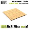 Bandejas de Movimiento DM - Slimfit Cuadradas 125x125mm