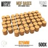 Peanas DM - redondas 25 mm (Pack x500)