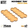 Bandejas de movimiento DM 25mm x 10 - SLIM-FIT