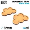 Bandejas de movimiento DM 32mm x 5 - SLIM-FIT