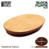 Base de Madera Ovalada Marrón Avellana 17x11 cmAccesorios HobbyAtheneas Hobby S.L.