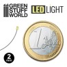 Luces LED VERDES - 2mm