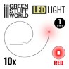 Luces LED ROJAS - 1mm