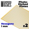 Placas Fotograbados - Hexagonos Grandes