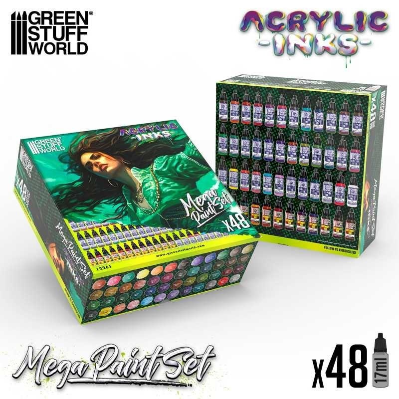 Mega Set de Tintas Acrílicas Dipping Inks