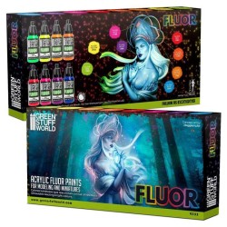 Set 8x Pinturas Fluor