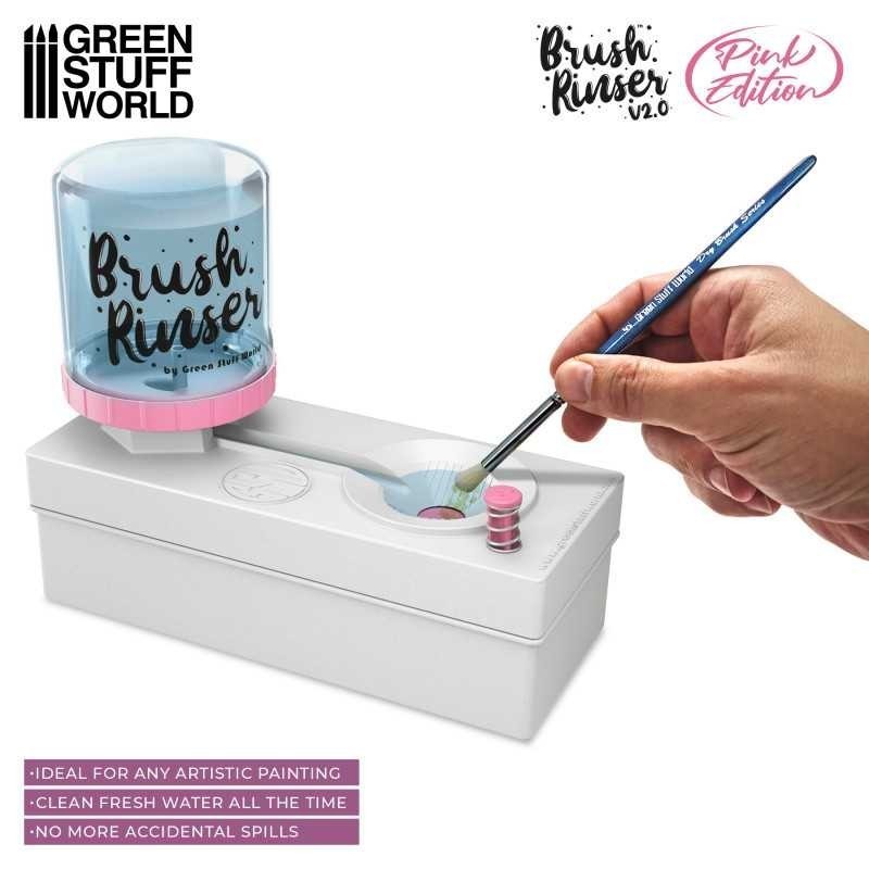 Brush Rinser - Dispensador de agua Rosa