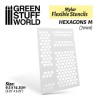 Plantillas Flexibles - HEXAGONOS M (7mm)