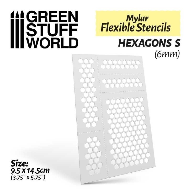 Plantillas Flexibles - HEXAGONOS S (6mm)