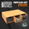 Cajonera modular 3 cajones de madera DM