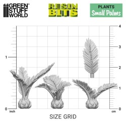 Set impreso en 3D - Palmeras Pequeñas