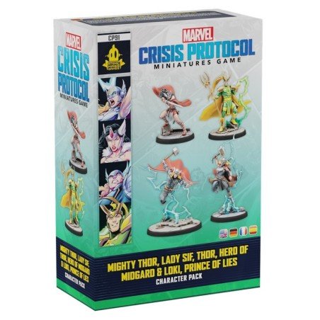 Marvel Crisis Protocol Mighty Thor, Lady Sif, Thor & Loki